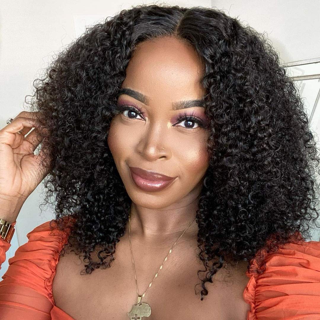 Wigfever Kinky Curly Natural Human Hair 7-10pcs/set Human Hair