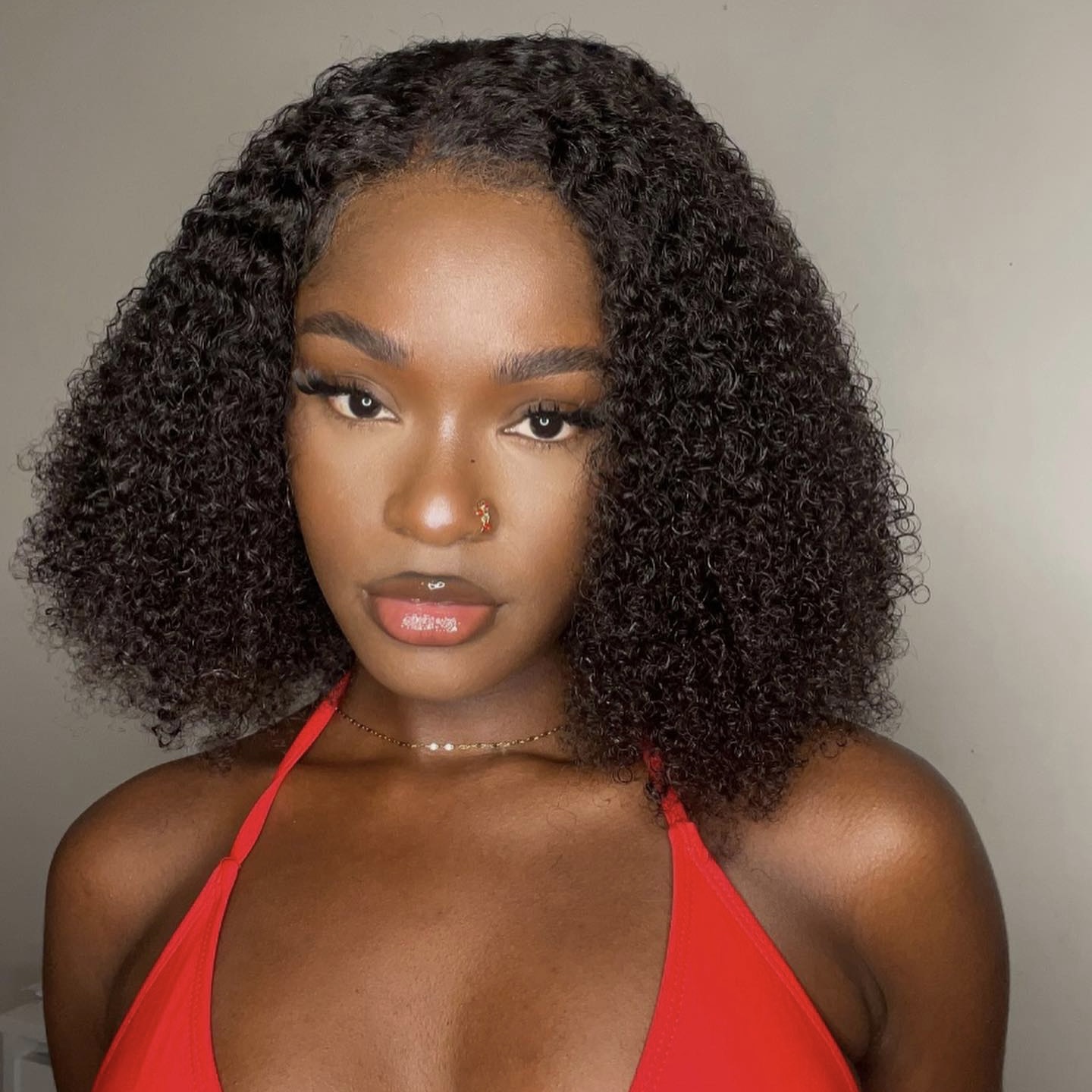 Wigfever 4x4 Lace Closure Kinky Curly Bob Wigs