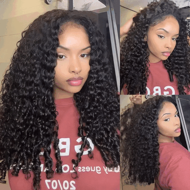 Burmese Curly Half Wig