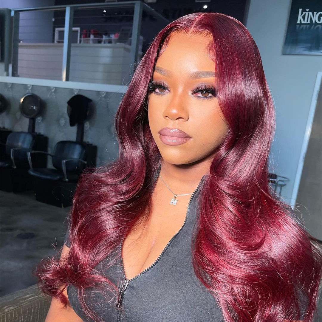Wigfever 99j Body Wave 13x4 Lace Front Wigs