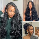 Wigfever New In Body Wave Mermaid Braids Crochet Human Hair Boho Bulk Braiding Miracle Knots Hair Beginner Friendly