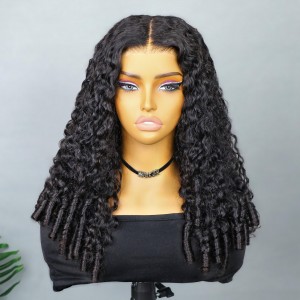 Wigfever M-Cap 9x6 Burmese Curly Wave Wear Go Glueless Wig Pre-Cut Lace Human Hair Wig Beginner Friendly