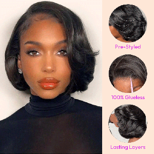 Wigfever Blow Out Straight Wear Go Pre-Bleached Tiny Knots Glueless 7x5 HD Lace Closure Wig