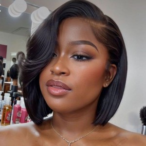 Wigfever Blow Out Straight Wear Go Pre-Bleached Tiny Knots Glueless 7x5 HD Lace Closure Wig