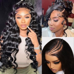 Wigfever Natural Body Wave 13*4 Glueless HD Lace Front Wig - 180% Density