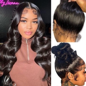 Wigfever 360 Body Wave Wear Go Invisi Drawstring Glueless Pre-Bleached And Pre-Cut Lace Human Hair Wig