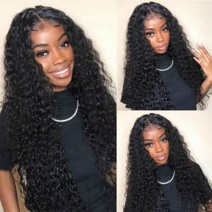 22 Inch Water Wave 13*4 Lace Front 200% Density Wig