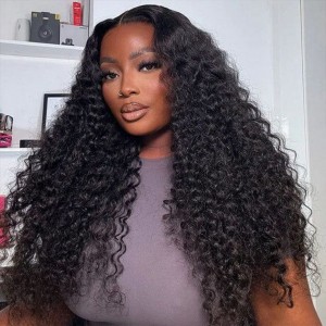 Wigfever Water Wave 180% Density Glueless 13*4 Pre-Plucked HD Lace Front Wig