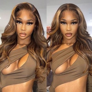 20 Inch | Wigfever Highlight Body Wave 4*4 Lace Closure Wig