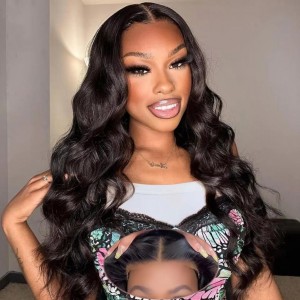 18 Inch | Wigfever Body Wave Pre Bleached Knots Wear Go 250% Density Glueless 7*4 Pre-Plucked HD Lace Closure Wig