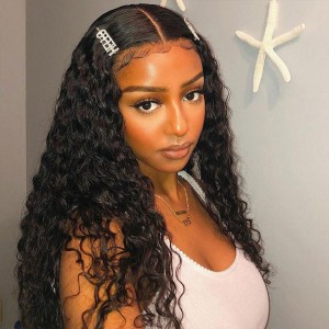 Wigfever Hair HD Transparent Lace Wig Kinky Curly 5x5  Lace Closure Wigs 