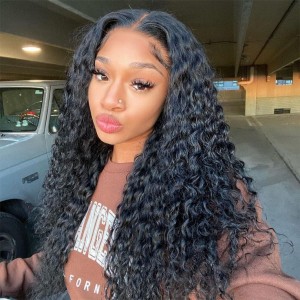 Wigfever Water Wave 7*5 HD Pre Bleached Knots Wear Go Glueless Lace Closure Wig | Fast Shipping