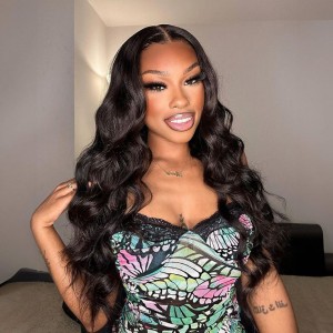 Wigfever M-cap Ocean Wave 9x6 Pre Plucked Wear Go Glueless Bleached Tiny Knots Pre-Cut HD Lace Closure Human Hair Wig
