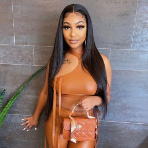 20 Inch | Wigfever Silky Straight 13x6 Lace Front Human Hair Wig