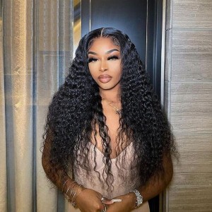 18 Inch Deep Wave 13*4 Lace Front 150% Density Wig