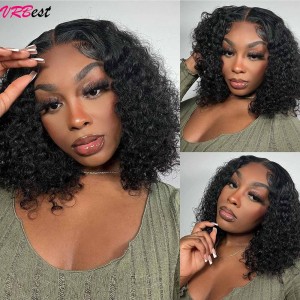 10 Inch | Wigfever Deep Wave 250% Density Short Bob 4*4 Lace Closure Wigs