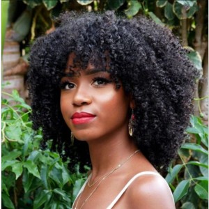 Wigfever Wear & Go Wigs Preplucked HD Glueless Wig Afro Curly Lace Closure Wig