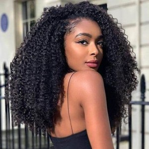 Wigfever Wear Go Wig Kinky Curly 180% Density HD 13*4 Lace Front Wig