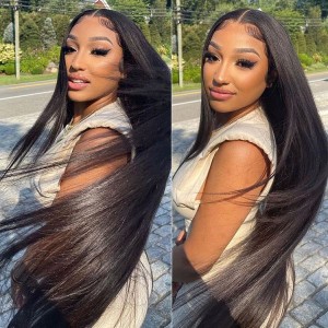 Wigfever Beginner Friendly Glueless Wig Silky Straight  180% Density 13*4 HD Lace Front Wig