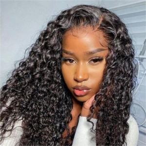 Wigfever NEW Knot Bleaching Updated Glueless HD lace Water Wave Lace Closure Wigs 