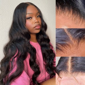 Wigfever Body Wave 180% Density Glueless Pre-Plucked HD Lace Closure Wig