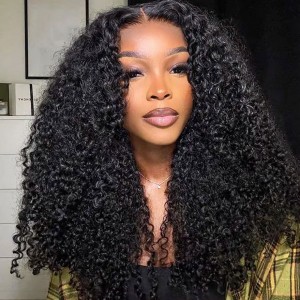 18 Inch | Wigfever Mongolian Kinky Curly 13x4 Lace Front Human Hair Wigs