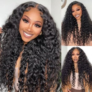 24 Inch | Wigfever Water Wave Lace 13*4 Lace Front 180% Density Human Hair Wig