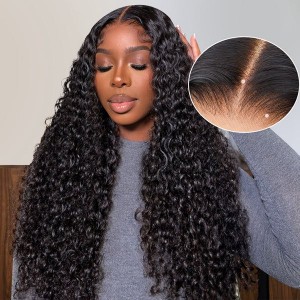 26 Inch | Wigfever Water Wave 7*4 HD Lace Bleached Knots Wear Go Glueless Lace Closure Wig