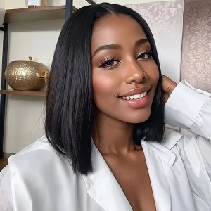 Wigfever M-cap Silky Straight 9x6 Wear Go Glueless Bleached Tiny Knots Pre-Cut Lace Closure Human Hair Wig | Crazy Sale