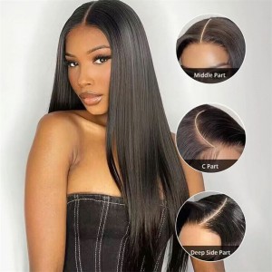 24 Inch | Wigfever Silky Straight 7*5 HD Wear Go Glueless Lace Closure Wig