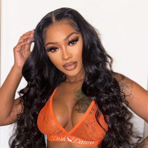 Wigfever Body Wave Human Virgin Hair Lace Front Wig Pre Plucked With Baby Hair For Women Online For Sale
