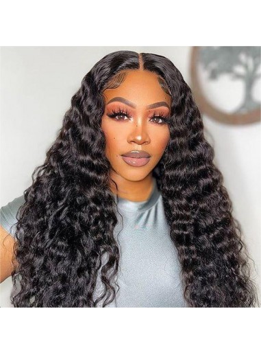 20 Inch Wigfever Deep Wave Human Hair 13*4 200% Density Lace Front Wigs For Women | Super Sale