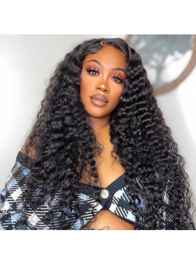 Wigfever Deep Wave Bleached Knots Wear Go 7*4 HD Glueless Lace Closure Wig | Fast Shipping