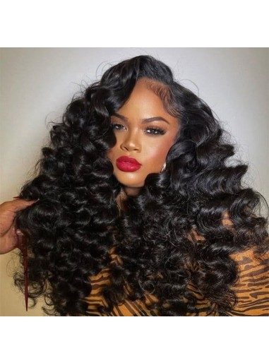 Wigfever Wand Curl Wear Go Pre Plucked Glueless 180% Density Pre Cut HD Lace Closure Wig