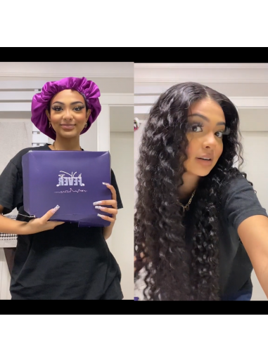 Wigfever Porter Aller HD Dentelle Sans Colle Perruques 180% Densité Dentelle Fermeture Perruques de Cheveux Humains