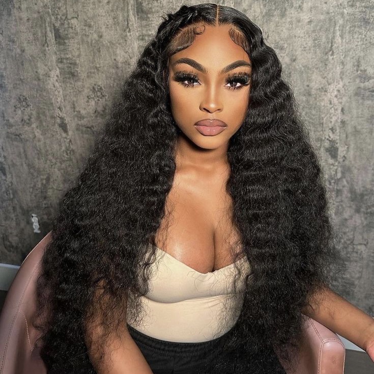 18 Inch Loose Deep Wave 4*4 Lace closure 150% Density Wig
