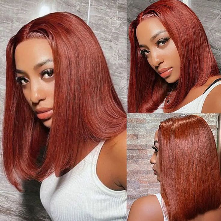 Sleek Straight Glueless Bob Wig