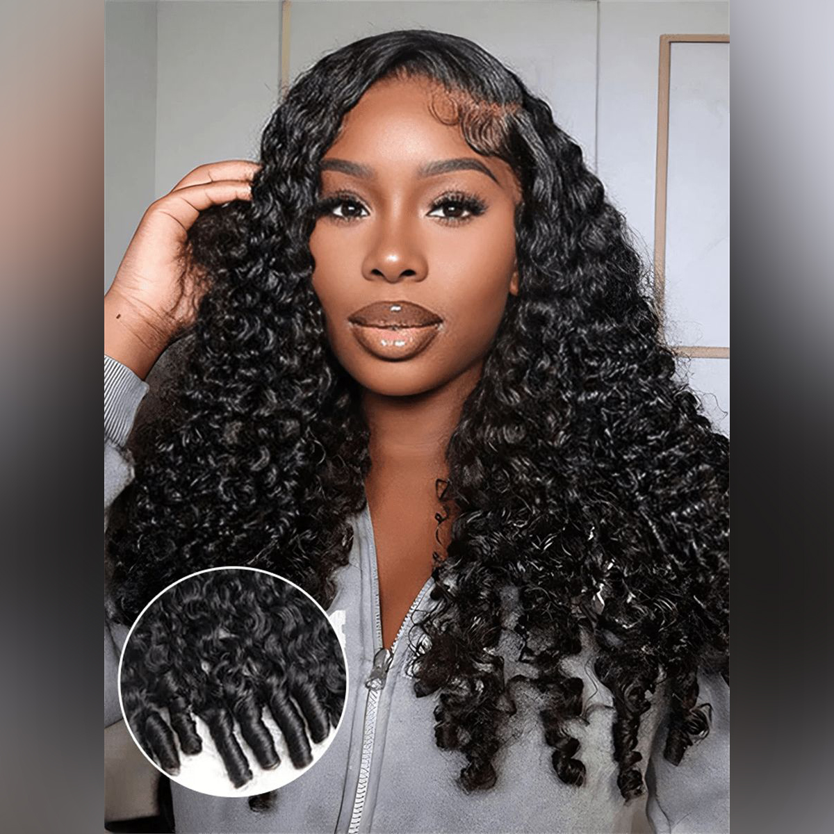 13x6 Burmese Curly Wig