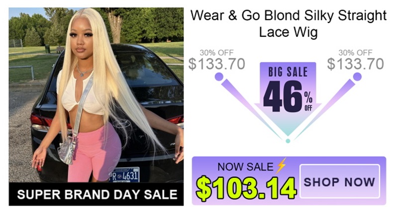 613 blonde human hair wig