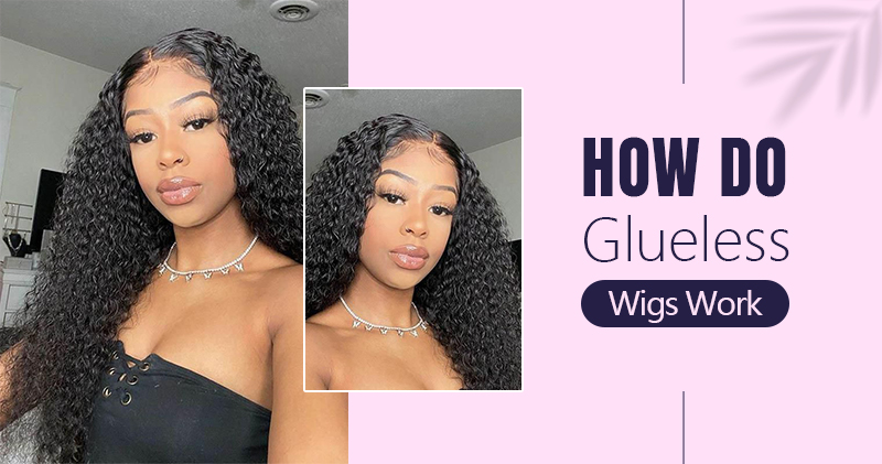 how do glueless lace wigs work
