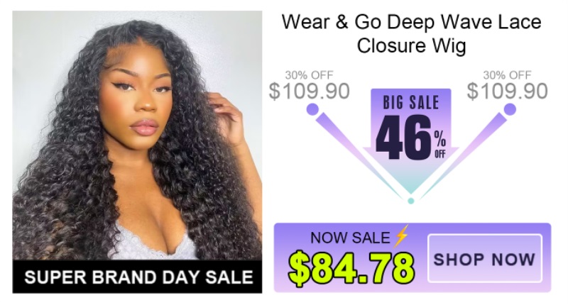 deep wave closure wig
