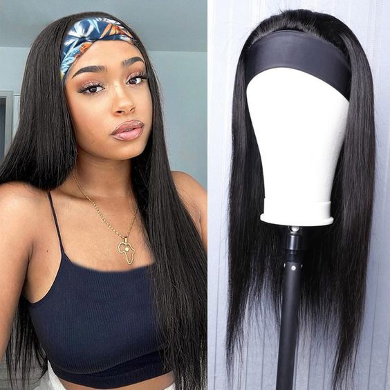 Wigfever straight headband human hair half wigs