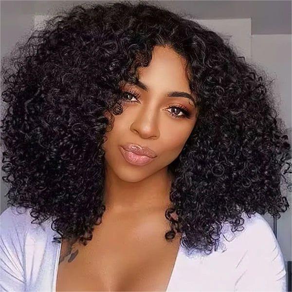 curly wigs vs. kinky curly wig