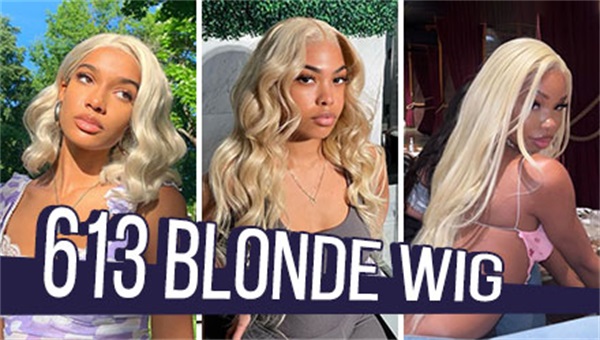 613 color blonde wig