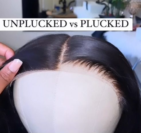 pre-plucked natural hairline