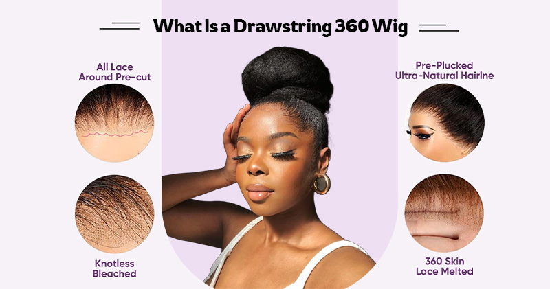 what is a drawstring 360 wig